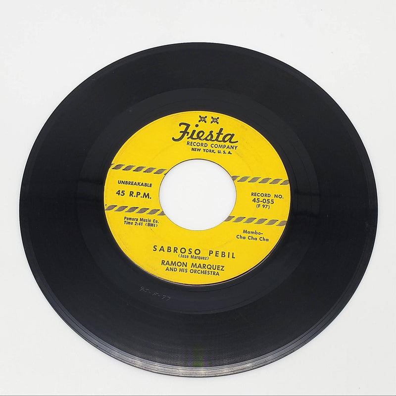 Ramón Márquez & His Orchestra Lessons In Cha Cha Cha Single Record Fiesta 1955 2