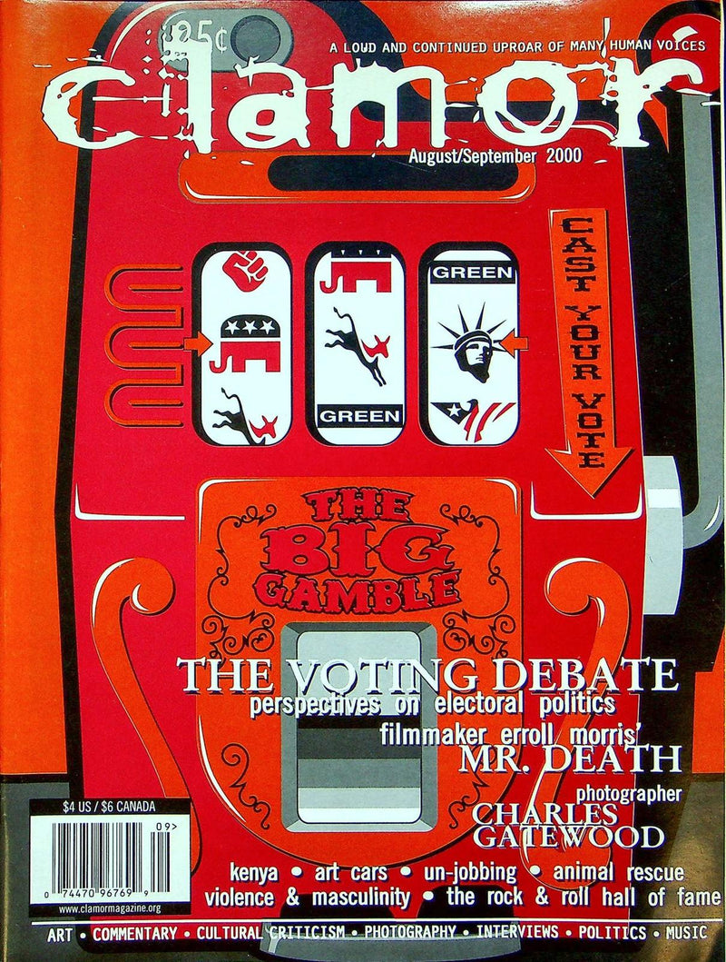 Clamor Magazine Aug-Sep 2000 Mr Death Erroll Morris Detroit Electronic Music Fes