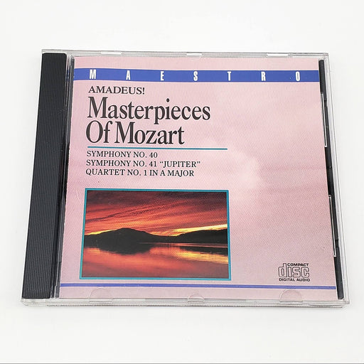 Mozart Amadeus Masterpieces Album CD Maestro Music 1989 1