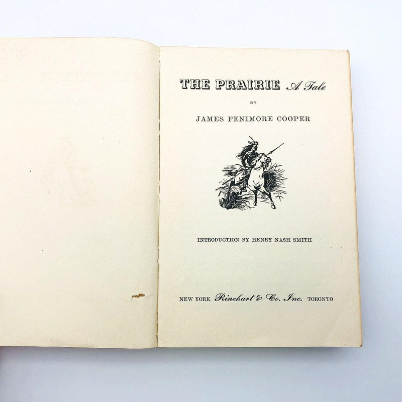 The Prairie Paperback James Fenimore Cooper 1956 American Wilderness Spy 7