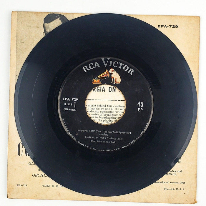 Glenn Miller Glenn Miller Concert Record 45 RPM EP EPA-729 RCA Victor 1956 3