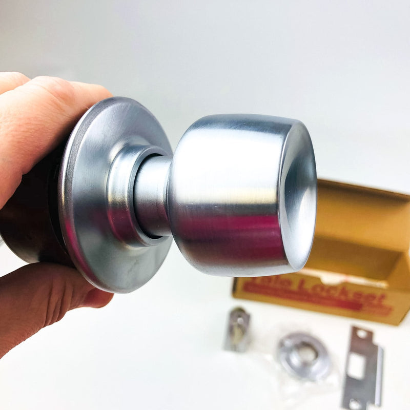 Yale Passage Closet Door Knob BR5301 380BN 26D Satin Chrome New Old Stock NOS 5