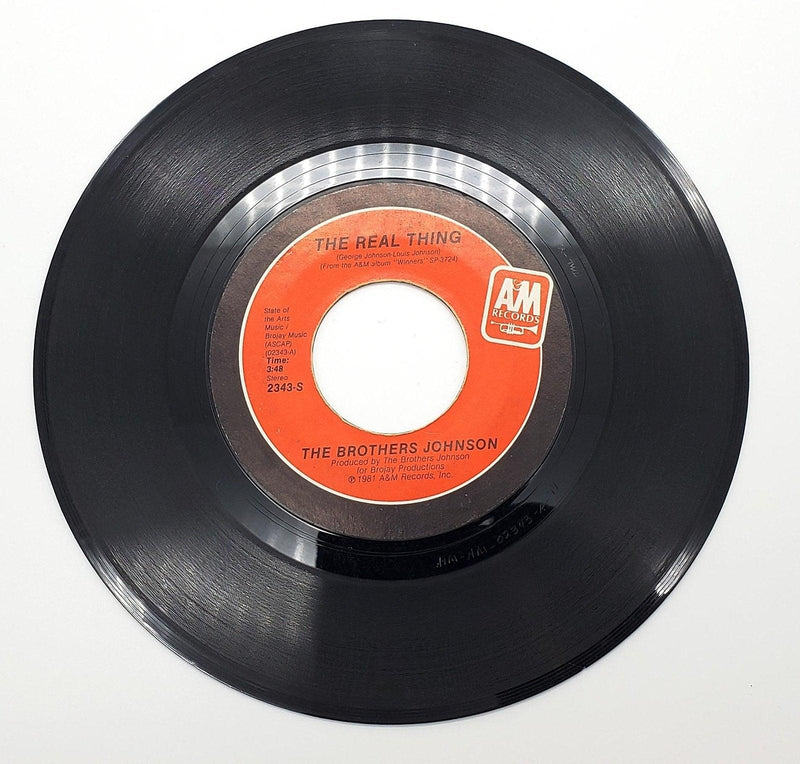 Brothers Johnson The Real Thing 45 RPM Single Record A&M 1981 2343-S 1