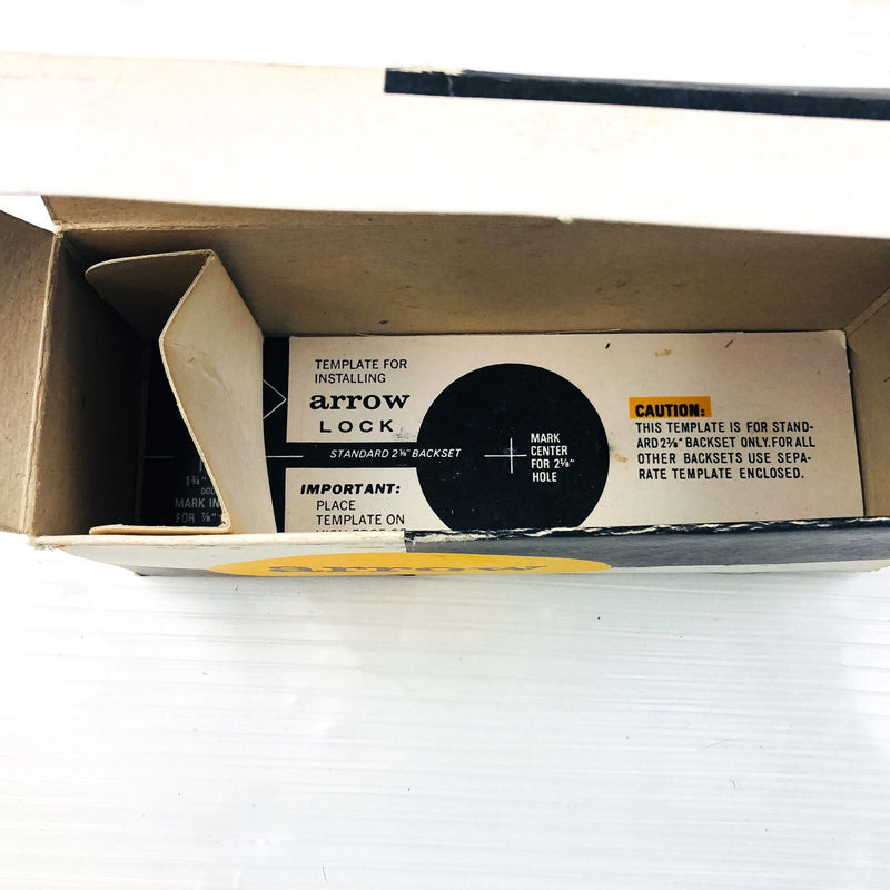 Arrow 351 Panic Proof Door Knob Lockset Keyed DCF 26D Satin Chrome Cylinder 12