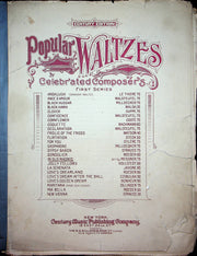 In Old Madrid Waltz Vintage Sheet Music Josef Meissler Piano Song 1