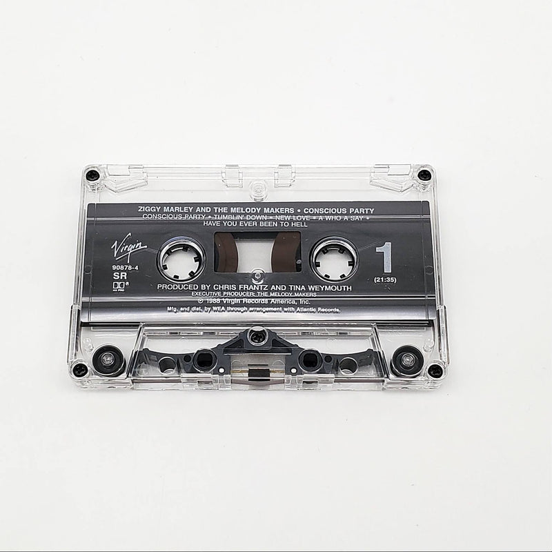 Ziggy Marley And The Melody Makers Conscious Party Cassette Tape Virgin 1988 4