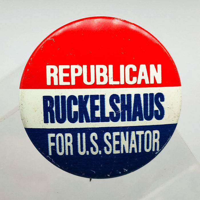 Republican Ruckelshaus For U.S. Senator Button Pin 1.25" Political Campaign 3