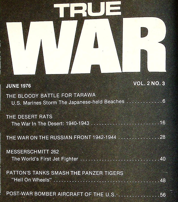 True War June 1976 Patton's Tanks Smash Panzer Tigers