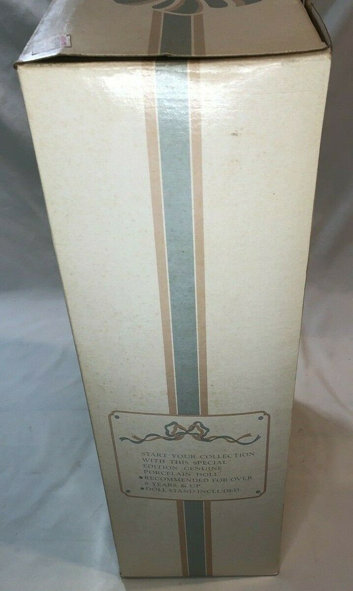 Collector Series Porcelain Doll Girl Special Edition Colonial 19th Century Dress