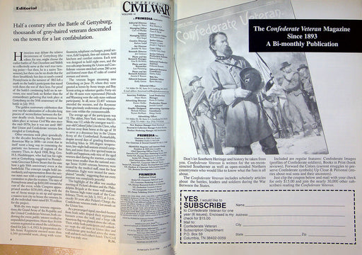 America's Civil War Magazine July 2001 Vol 14 No 3 First Shot Franklins Crossing 2