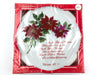 Christmas Floral Design Collector's Plate by Chara Porcelain 8.5" SEALED 2