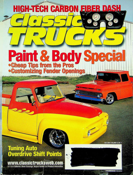 Classic Trucks Magazine July 2003 Vol 12 # 7 Paint and Body Special