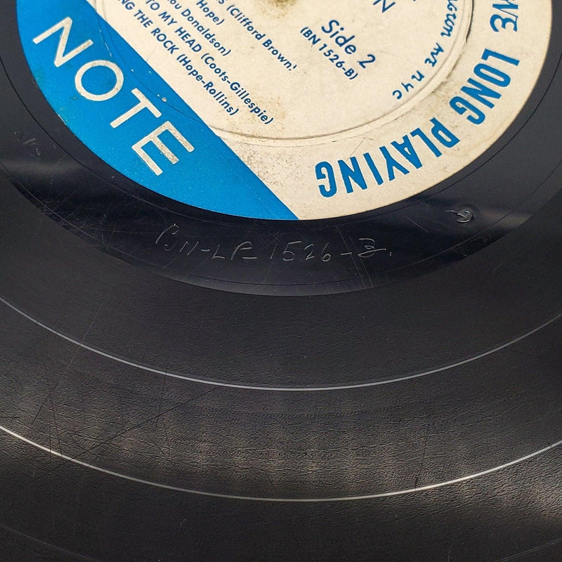 Clifford Brown Memorial Album 33 RPM LP Record Blue Note 1956 BLP 1526 8