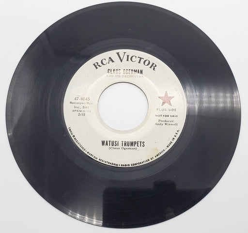 Claus Ogerman Watusi Trumpets 45 RPM Single Record RCA 1965 47-8645 PROMO 1