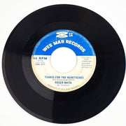 Roger White Thanks For The Heartaches 45 RPM Single Record Wes Mar 1966 2