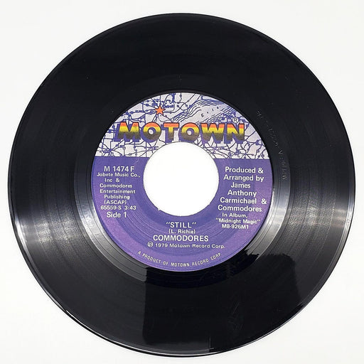 Commodores Still 45 RPM Single Record Motown 1979 M 1474F 1