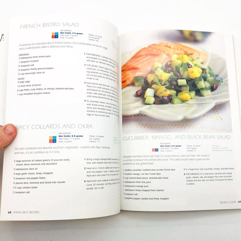 Atkins Best Recipes Paperback 2004 1st Edition Cookbook Recipes Cookery Diet 10