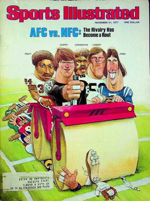 Sports Illustrated Magazine Nov 21 1977 AFC vs NFC National Football League 1