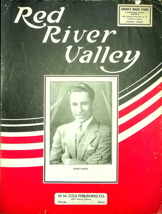 Vintage Sheet Music Red River Valley Frank Marvin 1932 Piano Vocal Leaving Home 1