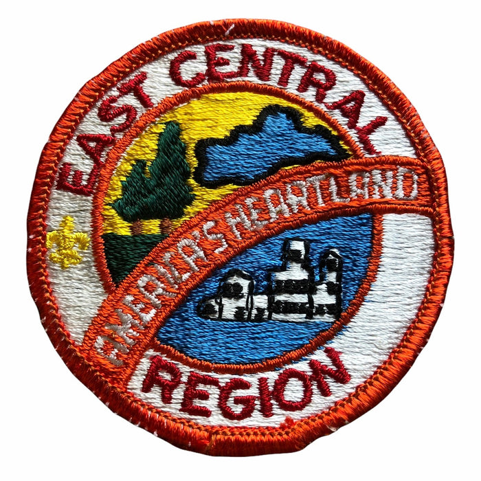 Boy Scouts BSA East Central Region Patch Insignia America's Heartland Orange 3