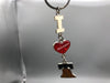 Philadelphia Key Chain Souvenir Trinket I Heart Philly Bell Sparkle Epoxy 6