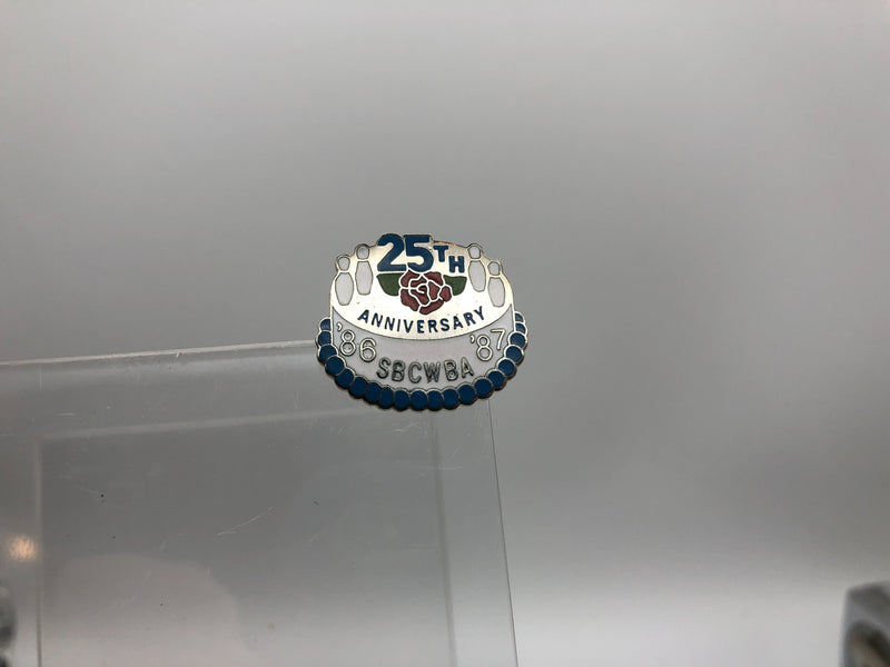 Womens Bowling Association Lapel Pin Southern Bristol Cty Massachusetts SBCWBA