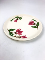 Vintage Canonsburg Pottery American Beauty Appetizer Plate 9-1/4" Dia 1pc 5