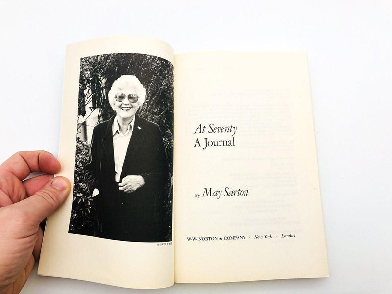 At Seventy A Journal Paperback May Sarton 1993 Diaries Women Author 20th Century 8