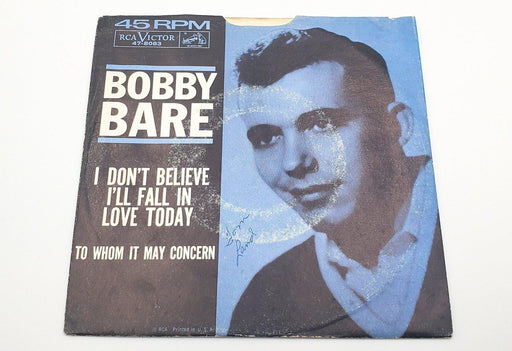 Bobby Bare To Whom It May Concern Record 45 RPM Single 47-8083 RCA 1962 2