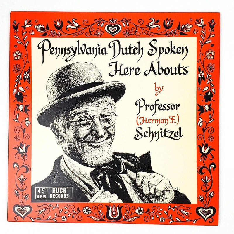 Professor Schnitzel Pennsylvania Dutch Spoken Here Abouts Record 1961 1