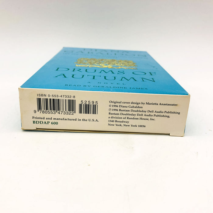 Drums Of Autumn Audio Book Cassette Tapes Diana Gabaldon 1996 Outlander Series