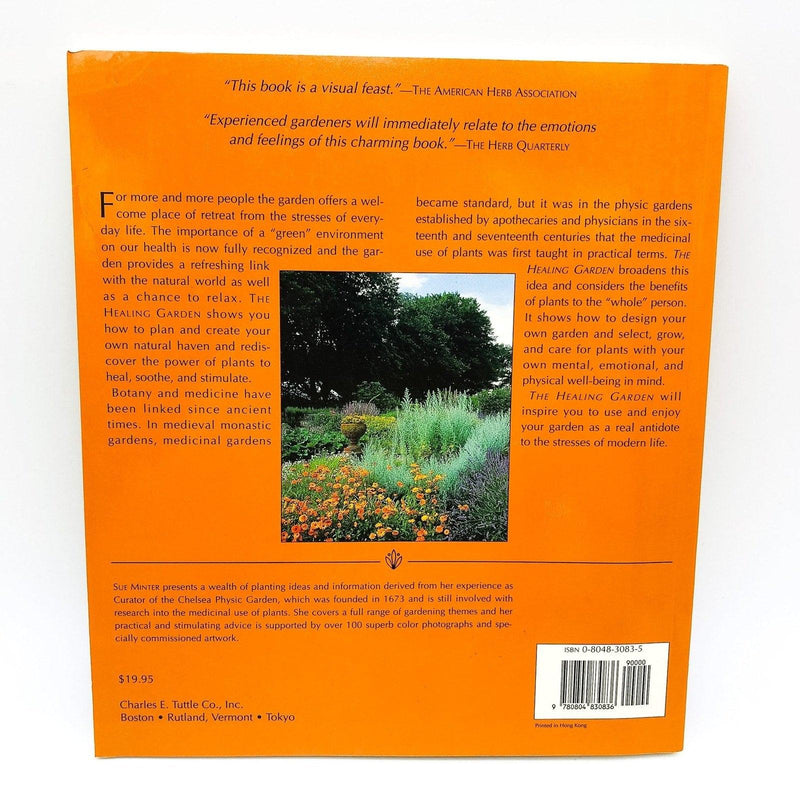 The Healing Garden Paperback Sue Minter 1995 Natural Haven Body Senses Spirit 2