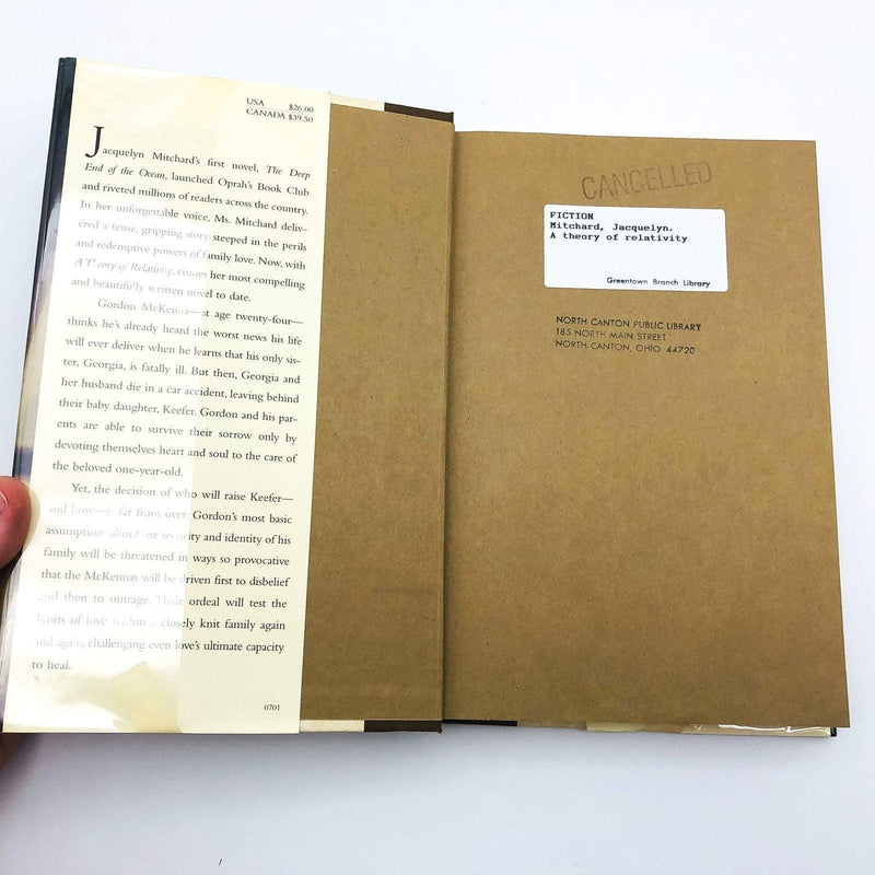 A Theory Of Relativity Hardcover Jacquelyn Mitchard 2001 Death Survival Ex Lib 6