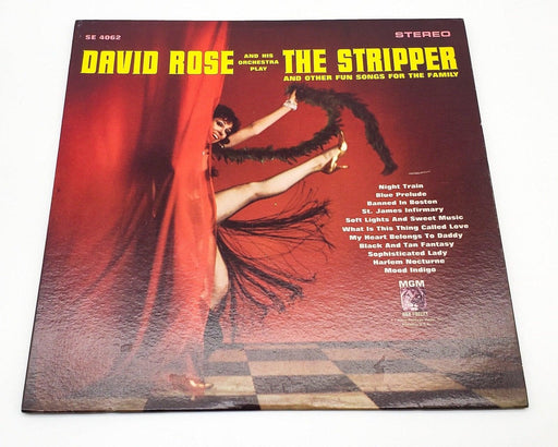David Rose & His Orchestra The Stripper 33 RPM LP Record MGM Records 1962 1