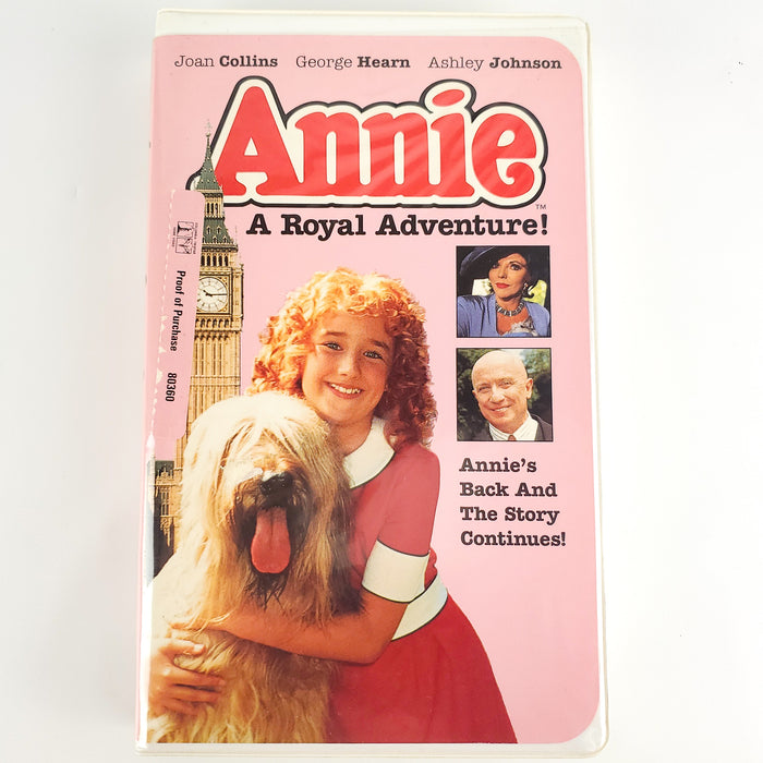 Annie A Royal Adventure VHS Tape 1995 Columbia Tristar