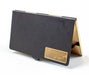 Metal Business Card Holders: Matte Black & Gold Toned - Lot of 2 | USED 6