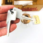 Yale Entry Doorknob Lockset Locking Knob BR5237 US10 Satin Bronze New Old Stock 11