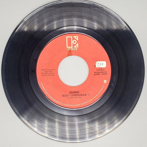 Queen Body Language Record 45 RPM Single E 47452 Elektra Records 1982 1