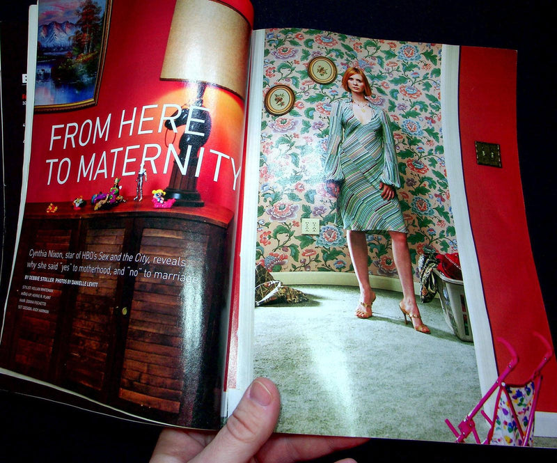 Bust Magazine Summer 2002 Cynthia Nixon Sex In the City Motherhood No Marriage