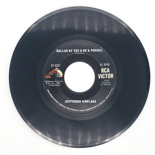 Jefferson Airplane Ballad Of You & Me & Pooneil Record 45 RPM Single RCA 1967 1