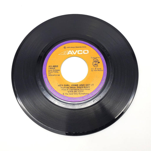 Van McCoy & Soul City Symphony The Hustle 45 RPM Single Record Avco 1975 AV-4653 2