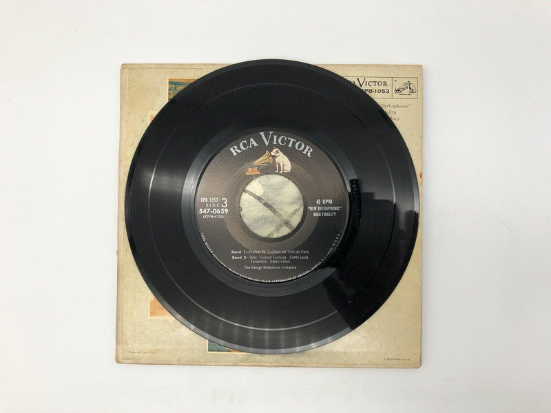 The George Melachrino Orchestra Music Nostalgic Traveler 2x Record 45 EPB 1053 7