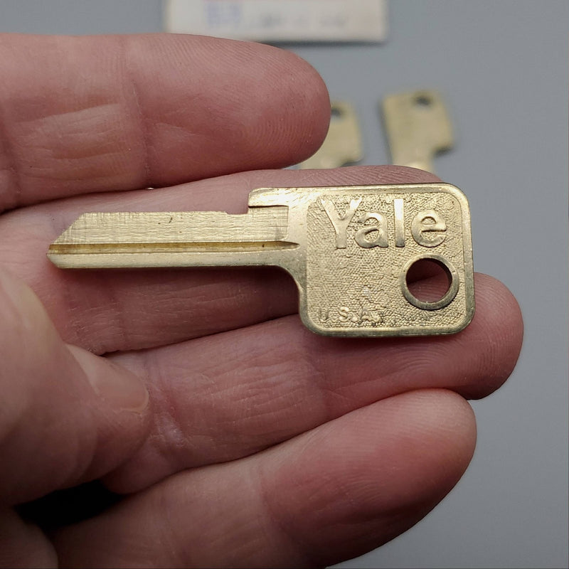 5x Yale EN13 Key Blanks JMK Keyway Nickel Silver 5 Pin NOS 1