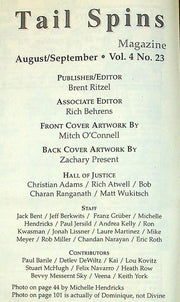 Tail Spins Number 23 1995 Battalion of Saints, King Coffey Trance Synidicate 2