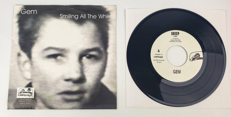 Gem Sheep Record 45 RPM Single CRASHH 10 Carcrashh 1995 1
