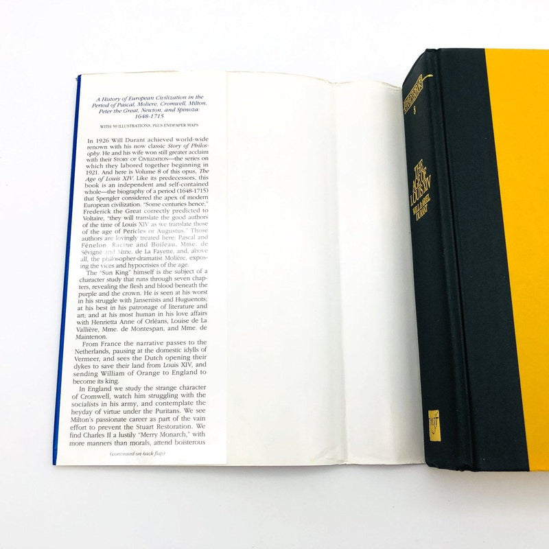 The Age Of Louis XIV Hardcover Will and Ariel Durant 1991 European Civilization 6