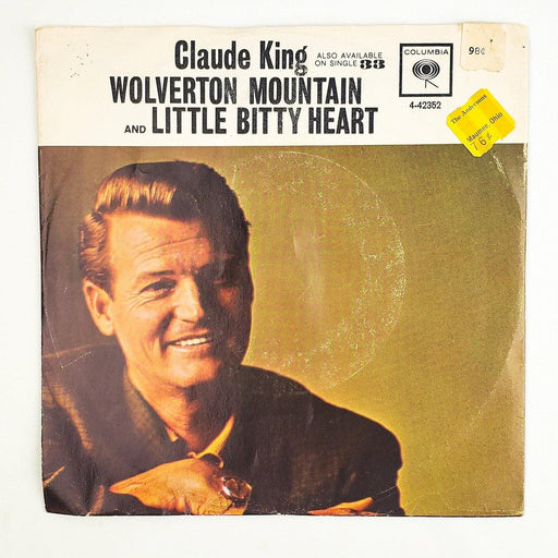 Claude King Wolverton Mountain 45 RPM Single Record Columbia 1962 4-42352 1
