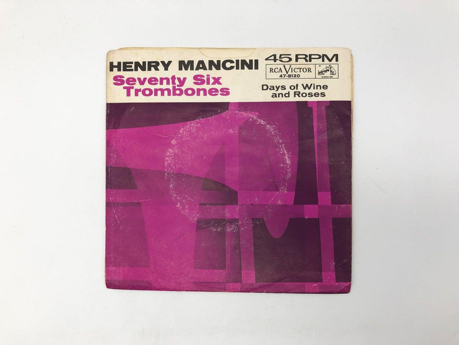 Henry Mancini Days of Wine and Roses Record 45 RPM Single 47-8120 RCA 1962 2