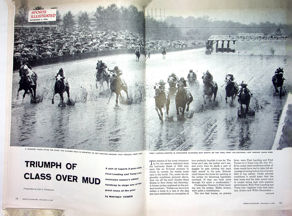 Sports Illustrated Magazine Nov 3 1958 Hugh Wiley Horse Jockey Diamond Jubilee