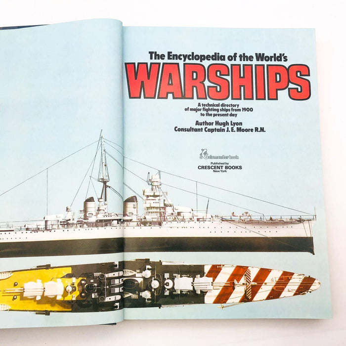 The Encyclopedia Of The Worlds Warships Hardcover Hugh Lyon 1978 Major Fighting Ships 8